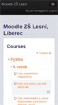 Mobile Screenshot of moodle.zslesni.cz