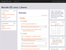 Tablet Screenshot of moodle.zslesni.cz